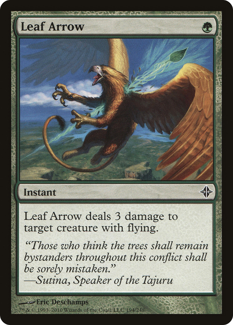 Leaf Arrow [Rise of the Eldrazi] Foil
