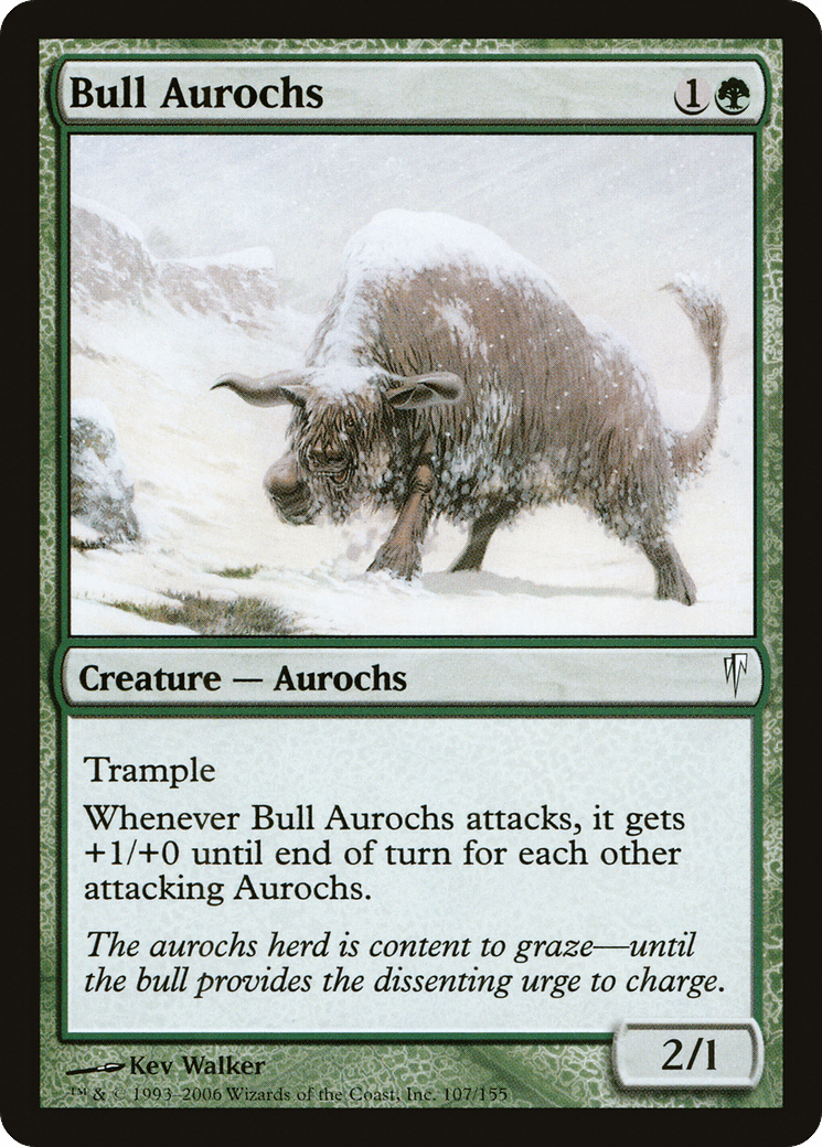 Bull Aurochs [Coldsnap] Foil