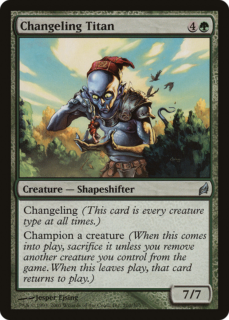Changeling Titan [Lorwyn] Foil
