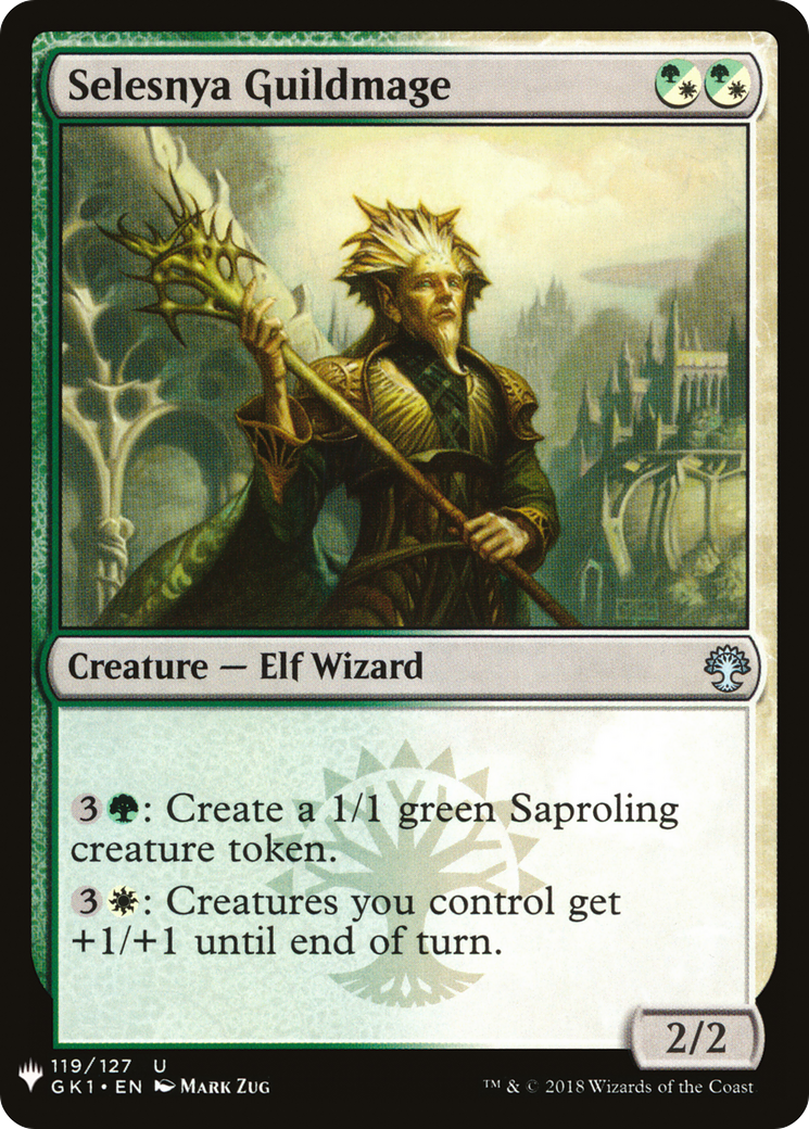 Selesnya Guildmage |  (GK1-119) [The List]