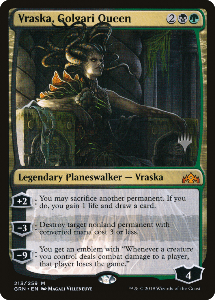 Vraska, Golgari Queen (Promo Pack) [Guilds of Ravnica Promos] Foil
