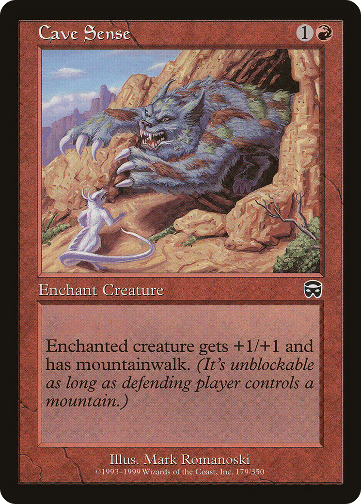 Cave Sense [Mercadian Masques] Foil