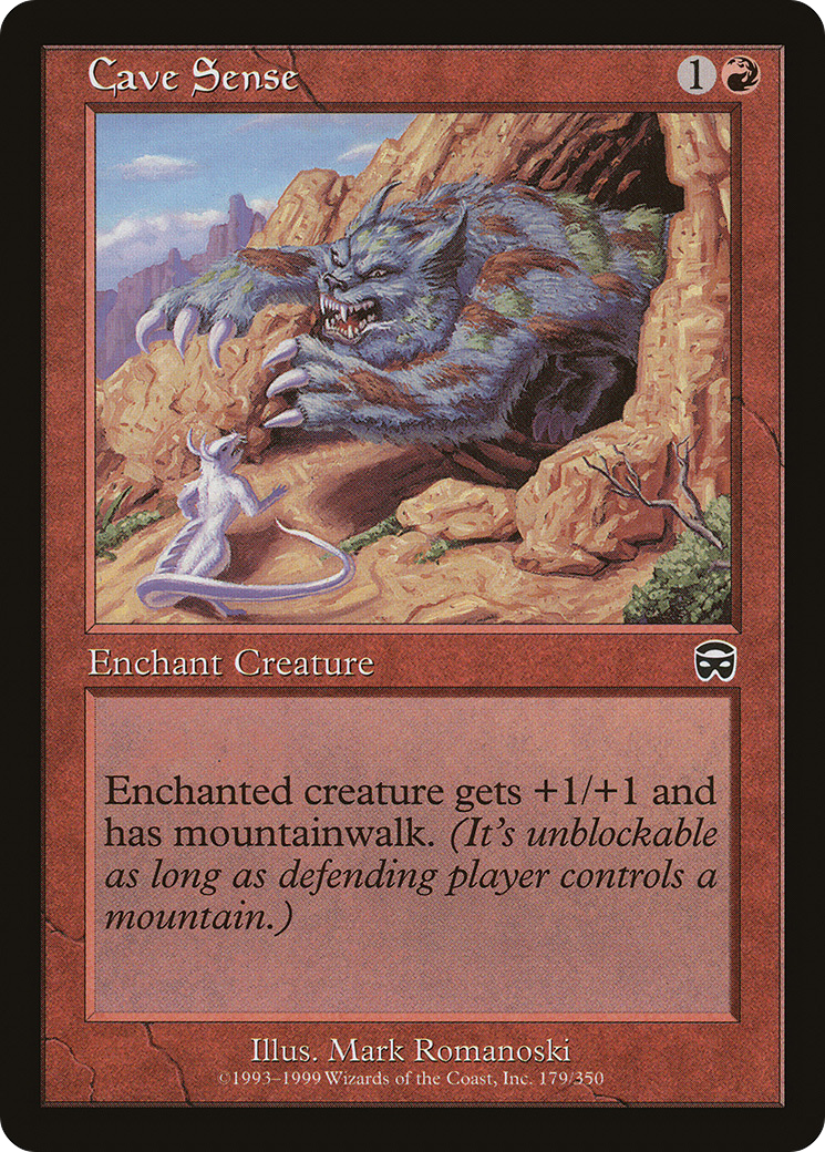 Cave Sense [Mercadian Masques] Foil