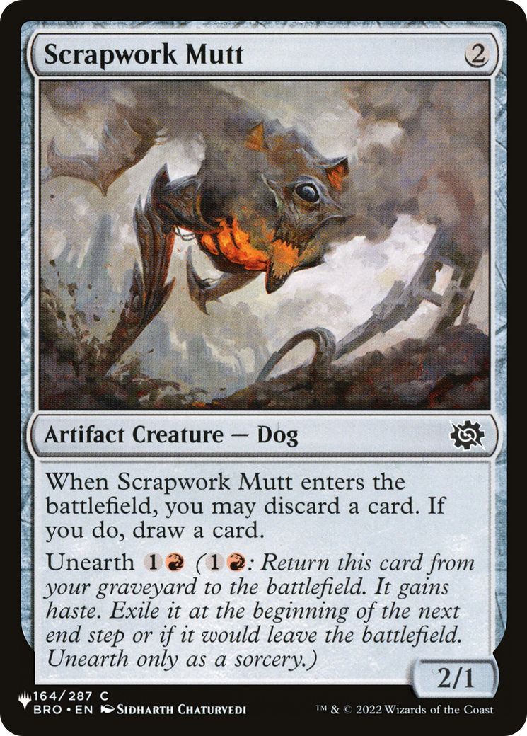 Scrapwork Mutt |  (BRO-164) [The List]