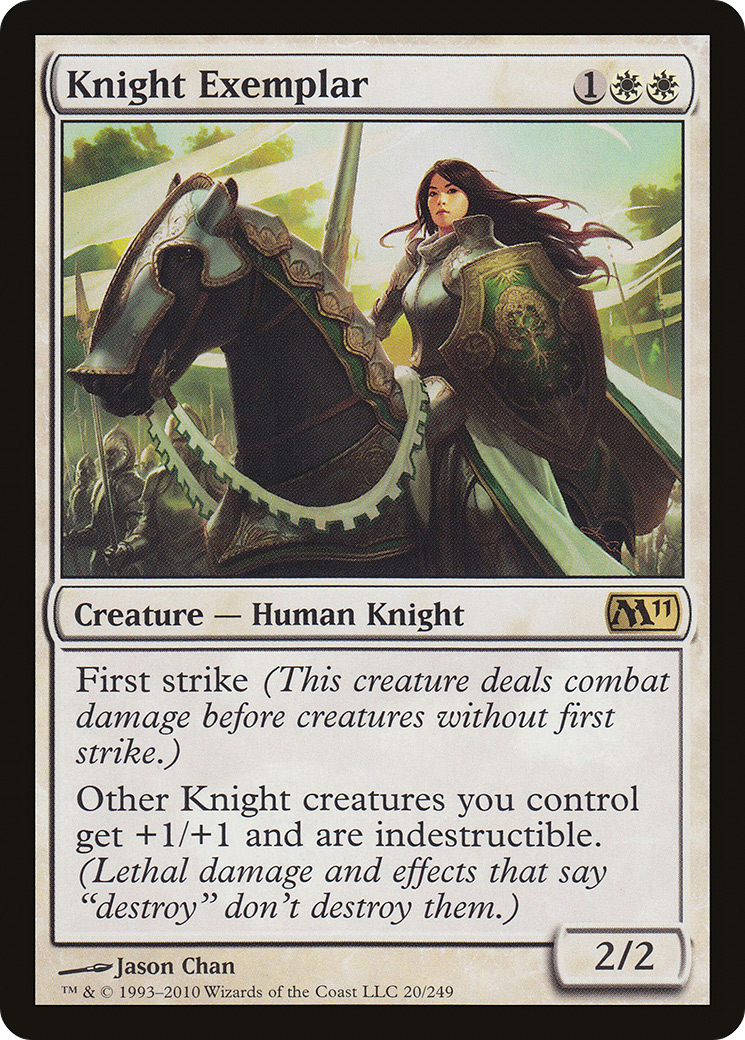 Knight Exemplar [Magic 2011] Foil