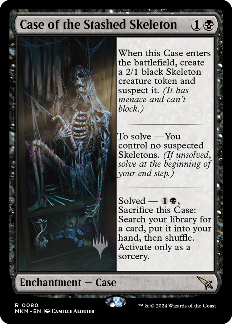 Case of the Stashed Skeleton (Promo Pack) [Murders at Karlov Manor Promos] Foil
