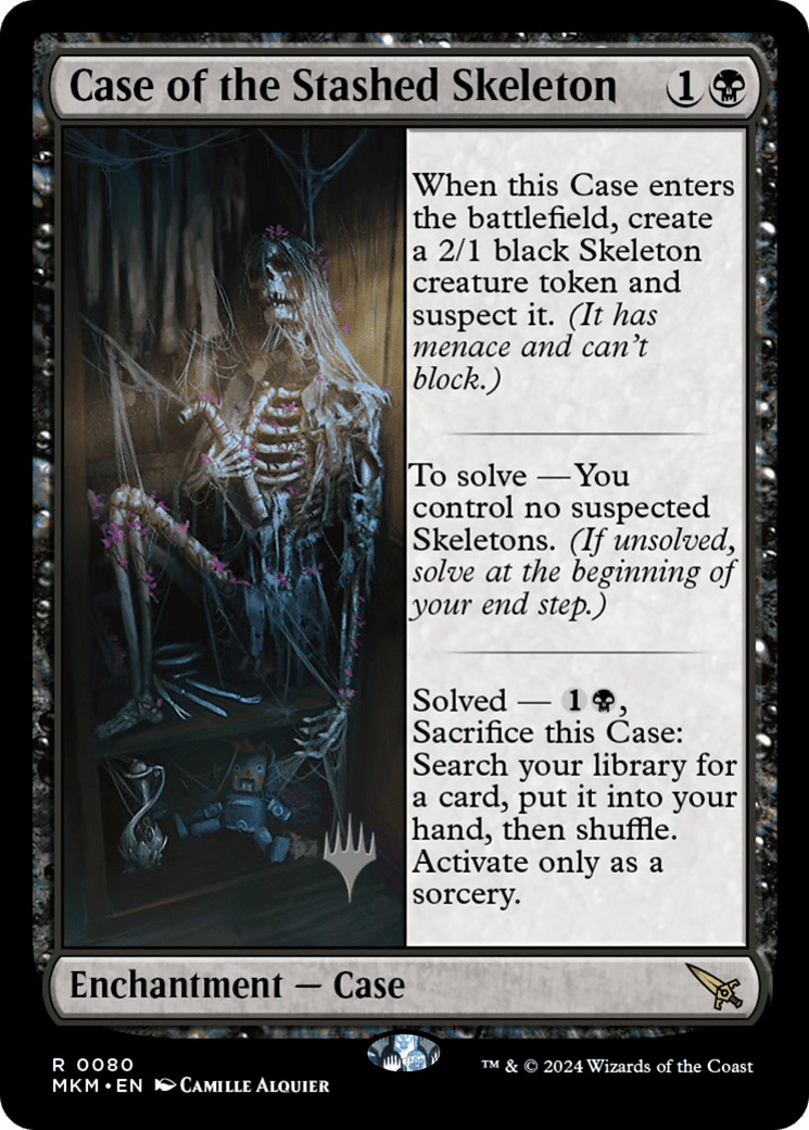 Case of the Stashed Skeleton (Promo Pack) [Murders at Karlov Manor Promos] Foil
