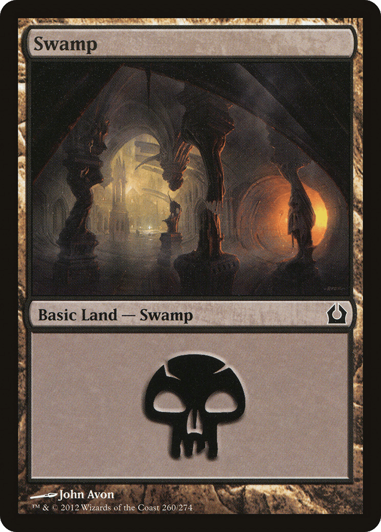 Swamp (260) [Return to Ravnica] Foil