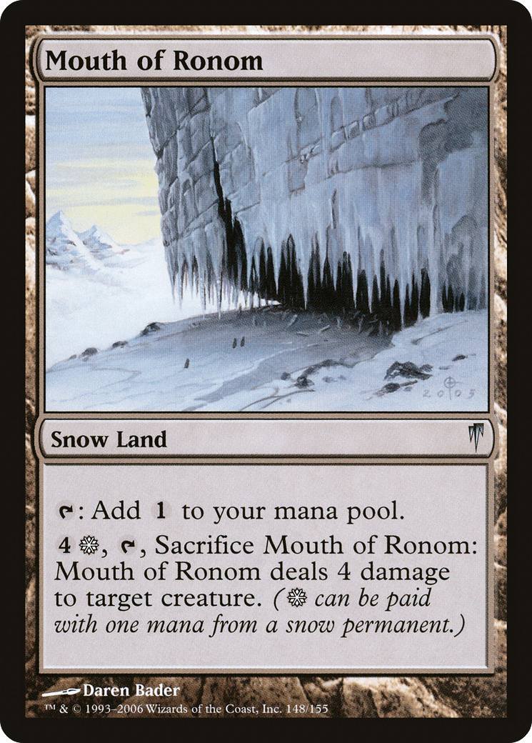 Mouth of Ronom [Coldsnap] Foil
