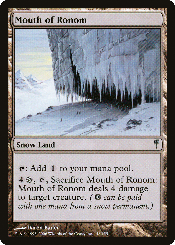Mouth of Ronom [Coldsnap] Foil