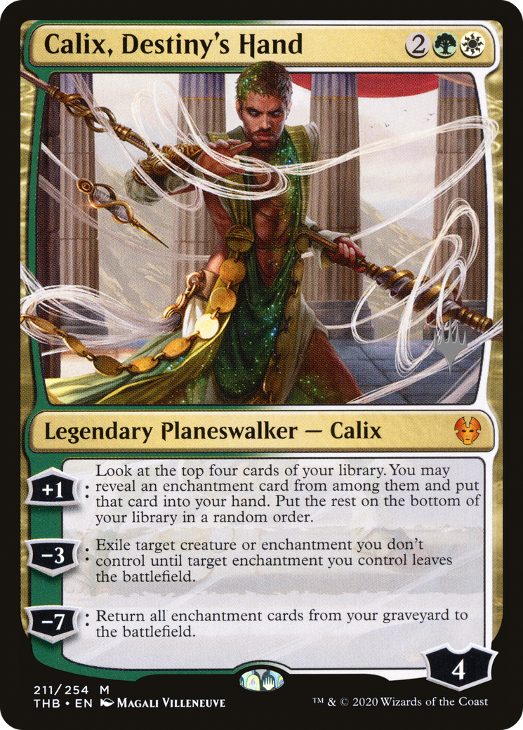 Calix, Destiny's Hand (Promo Pack) [Theros Beyond Death Promos] Foil