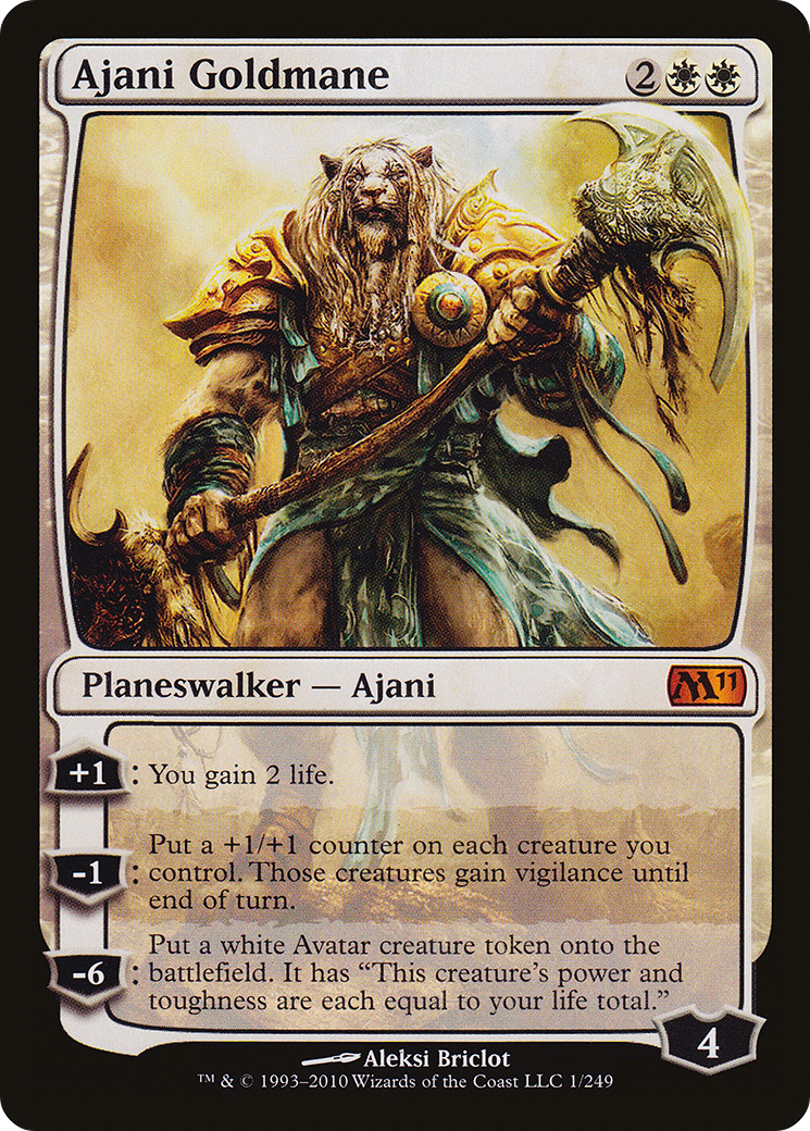 Ajani Goldmane [Magic 2011] Foil
