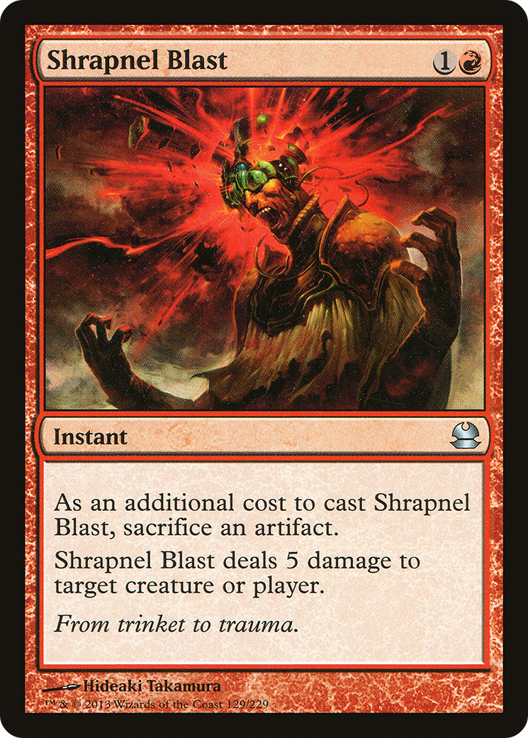 Shrapnel Blast [Modern Masters] Foil