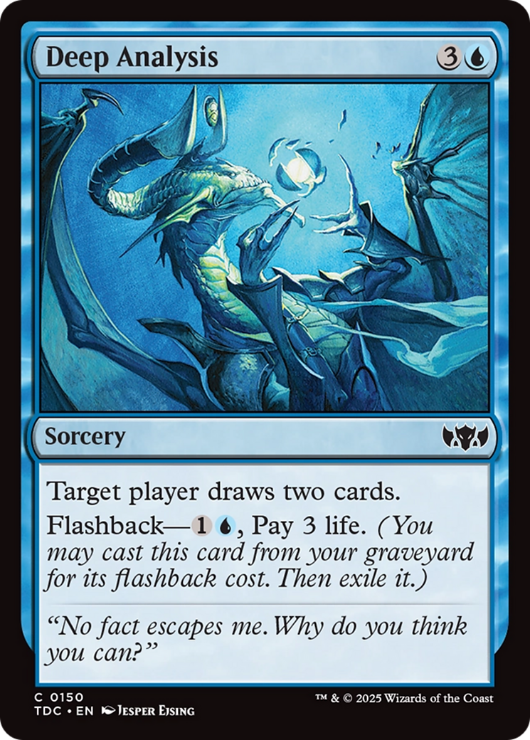 Deep Analysis (150) [Commander: Tarkir: Dragonstorm]
