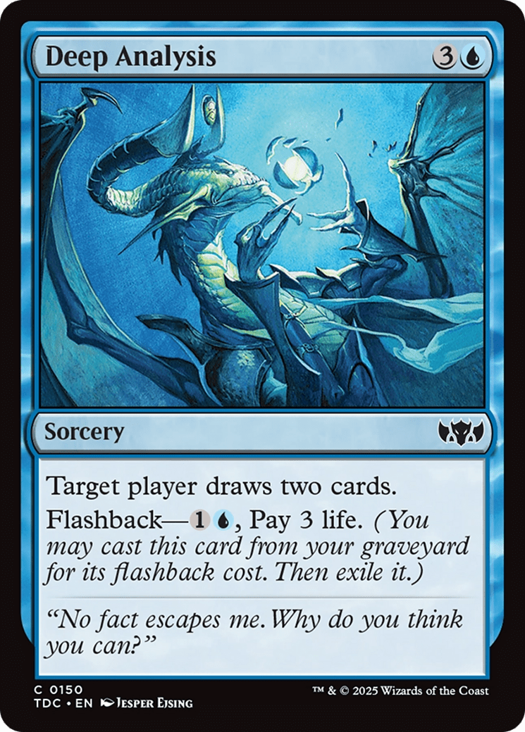 Deep Analysis (150) [Commander: Tarkir: Dragonstorm]