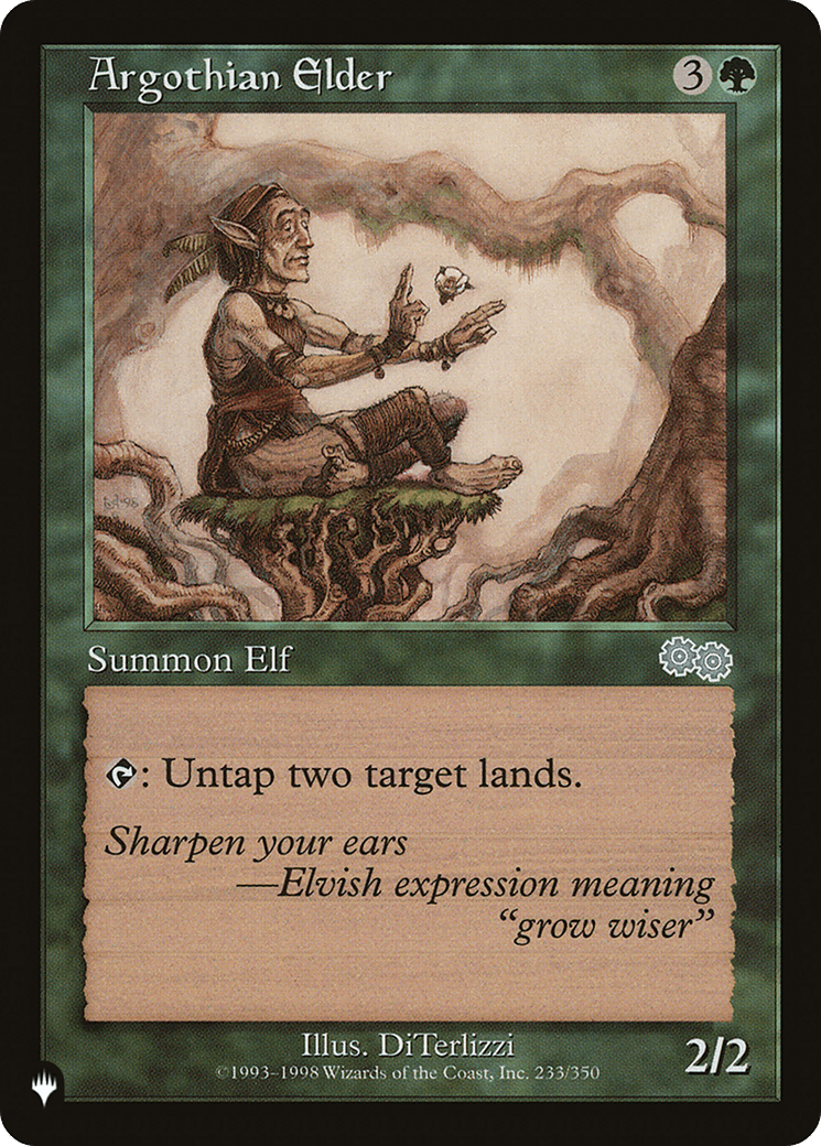 Argothian Elder |  (USG-233) [The List]