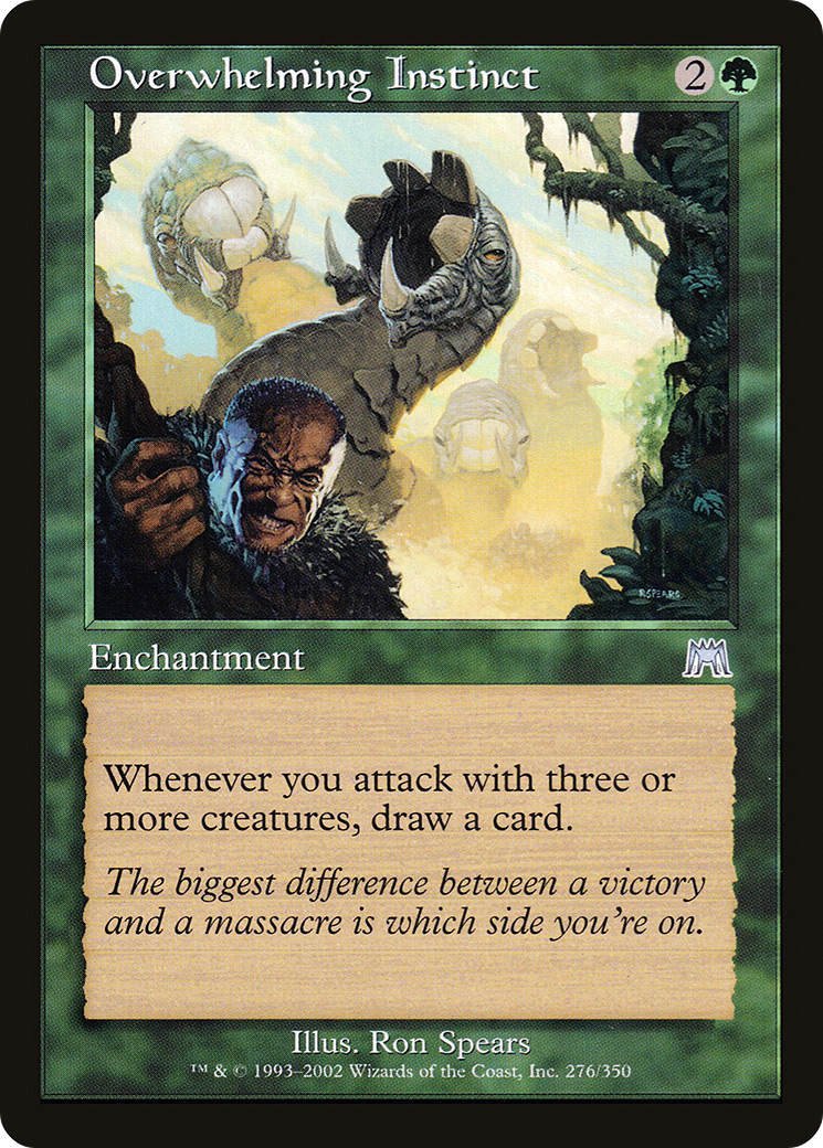 Overwhelming Instinct [Onslaught] Foil