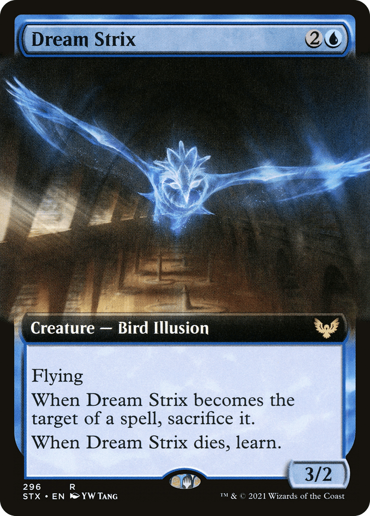 Dream Strix (Extended Art) [Strixhaven: School of Mages] Foil