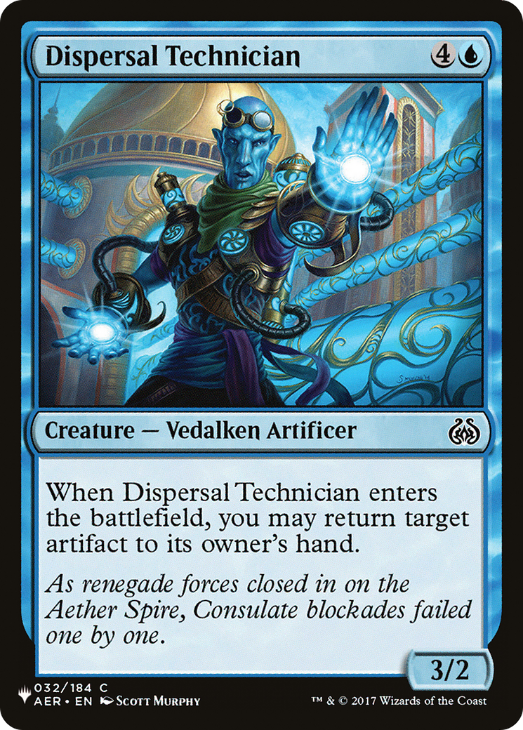 Dispersal Technician |  (AER-32) [The List]
