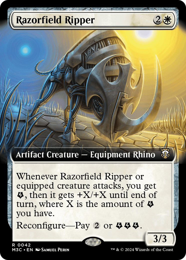 Razorfield Ripper (Extended Art) [Modern Horizons 3 Commander] Foil