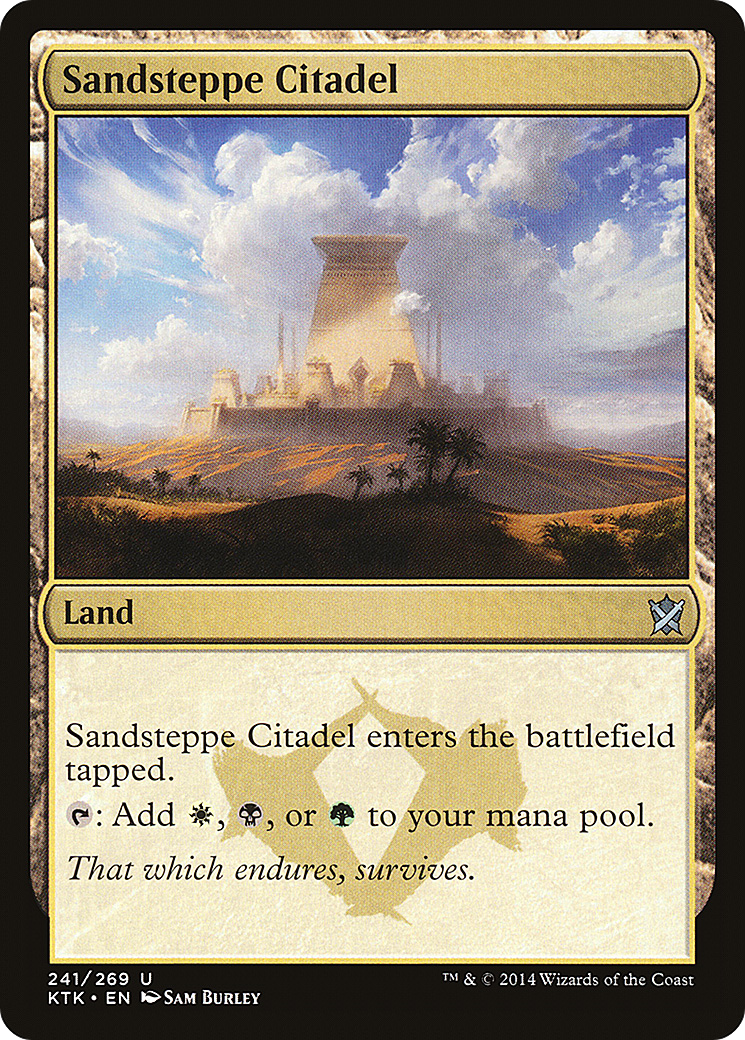 Sandsteppe Citadel [Khans of Tarkir] Foil