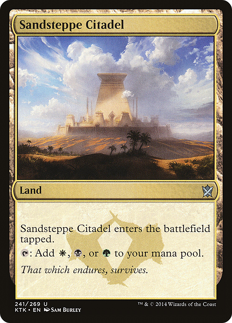 Sandsteppe Citadel [Khans of Tarkir] Foil