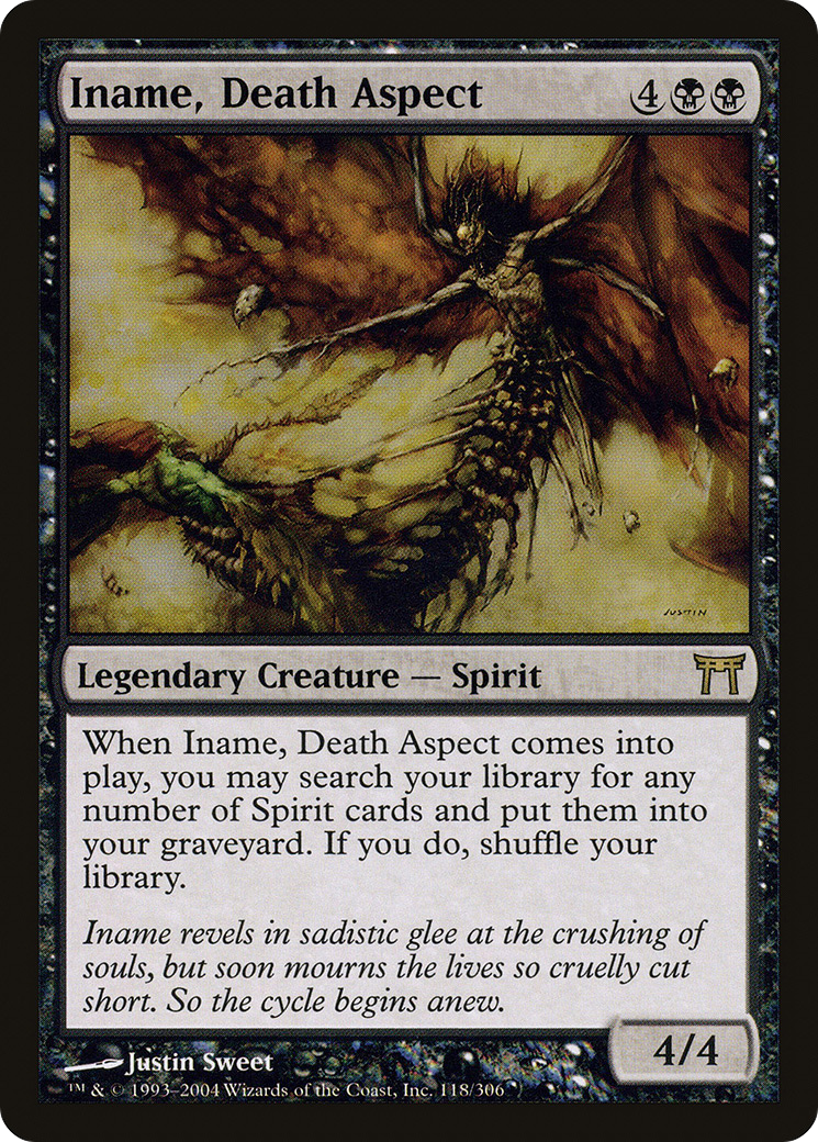 Iname, Death Aspect [Champions of Kamigawa] Foil