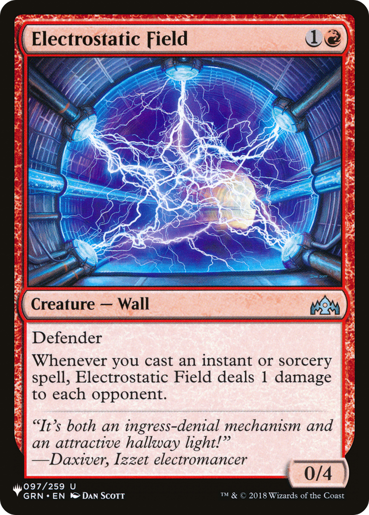 Electrostatic Field |  (GRN-97) [The List]