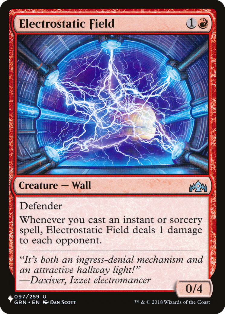 Electrostatic Field |  (GRN-97) [The List]