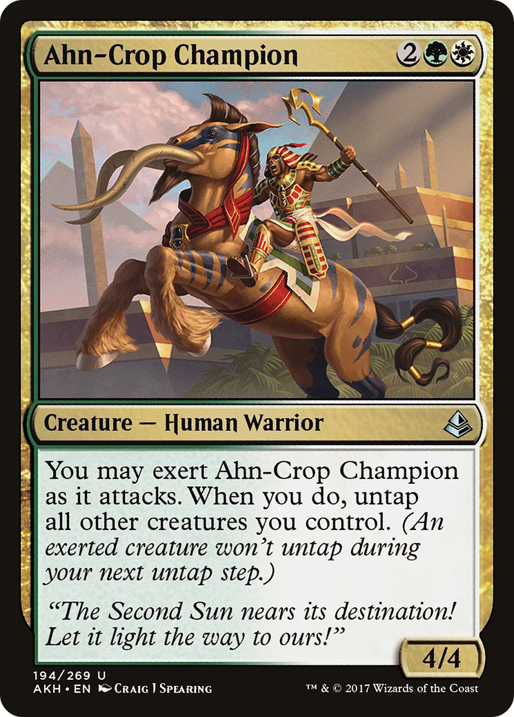 Ahn-Crop Champion [Amonkhet] Foil