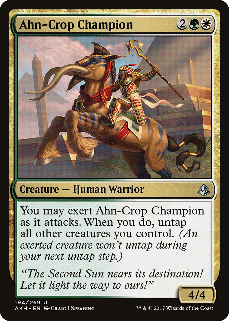 Ahn-Crop Champion [Amonkhet] Foil
