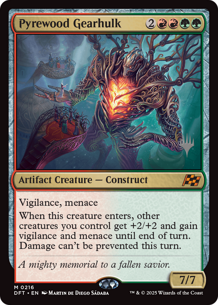 Pyrewood Gearhulk (216) [Promo Pack: Aetherdrift]