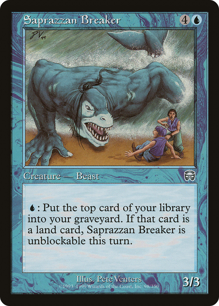 Saprazzan Breaker [Mercadian Masques] Foil