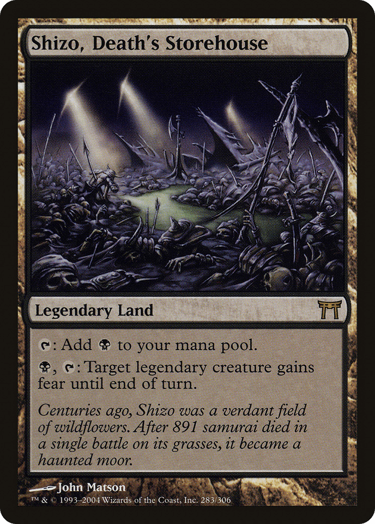 Shizo, Death's Storehouse [Champions of Kamigawa] Foil