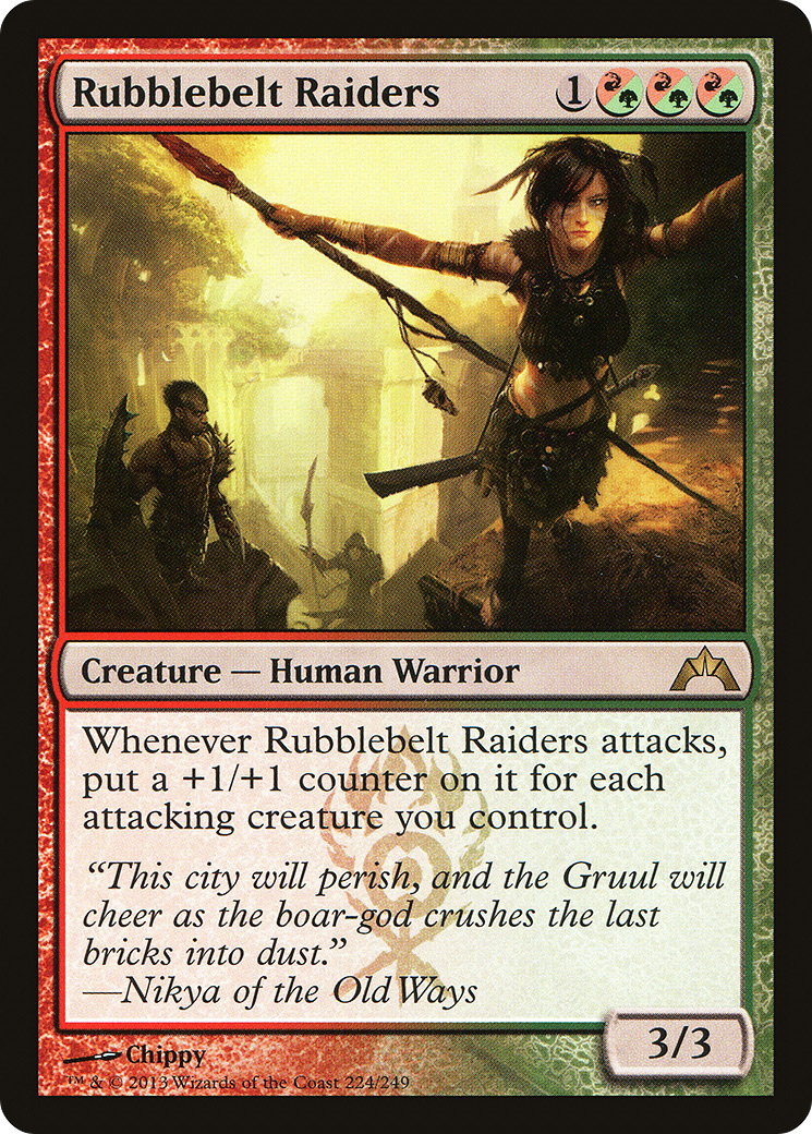 Rubblebelt Raiders [Gatecrash] Foil