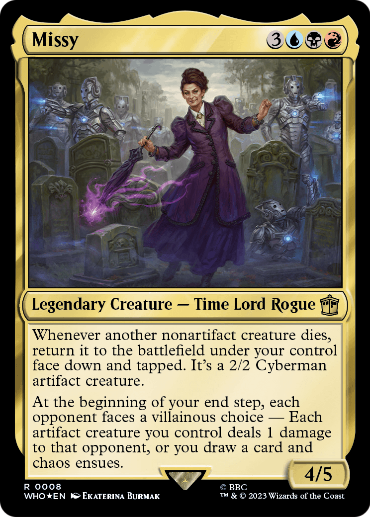 Missy [Doctor Who] Foil