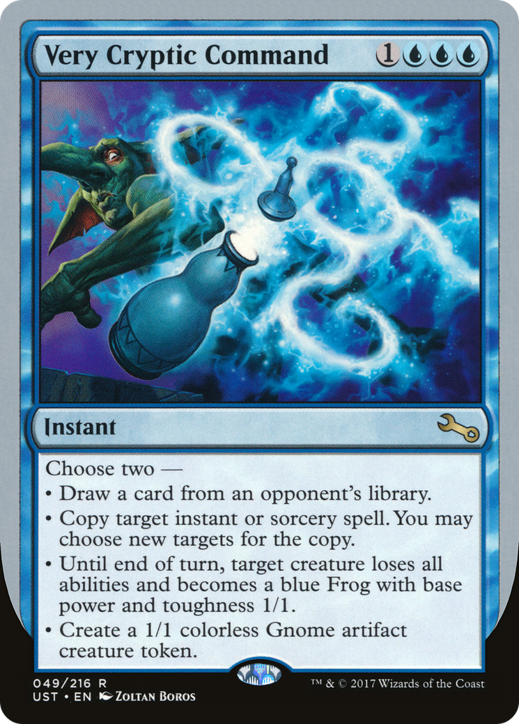 Very Cryptic Command (Draw) [Unstable] Foil