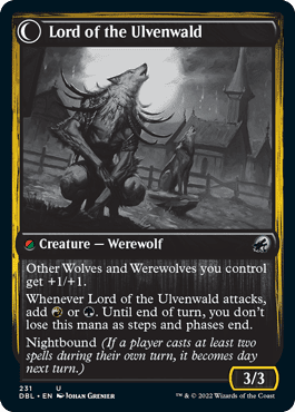 Kessig Naturalist // Lord of the Ulvenwald [Innistrad: Double Feature] Foil