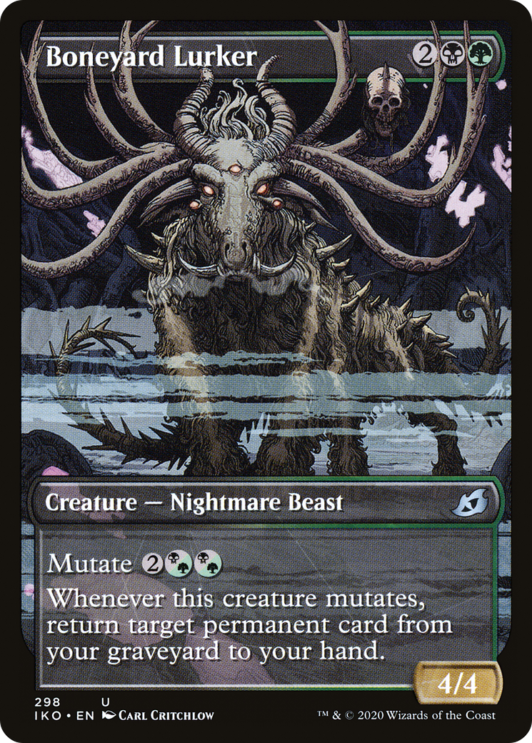Boneyard Lurker (Showcase) [Ikoria: Lair of Behemoths] Foil