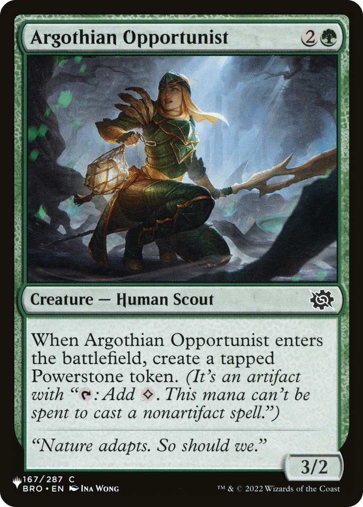 Argothian Opportunist |  (BRO-167) [The List]