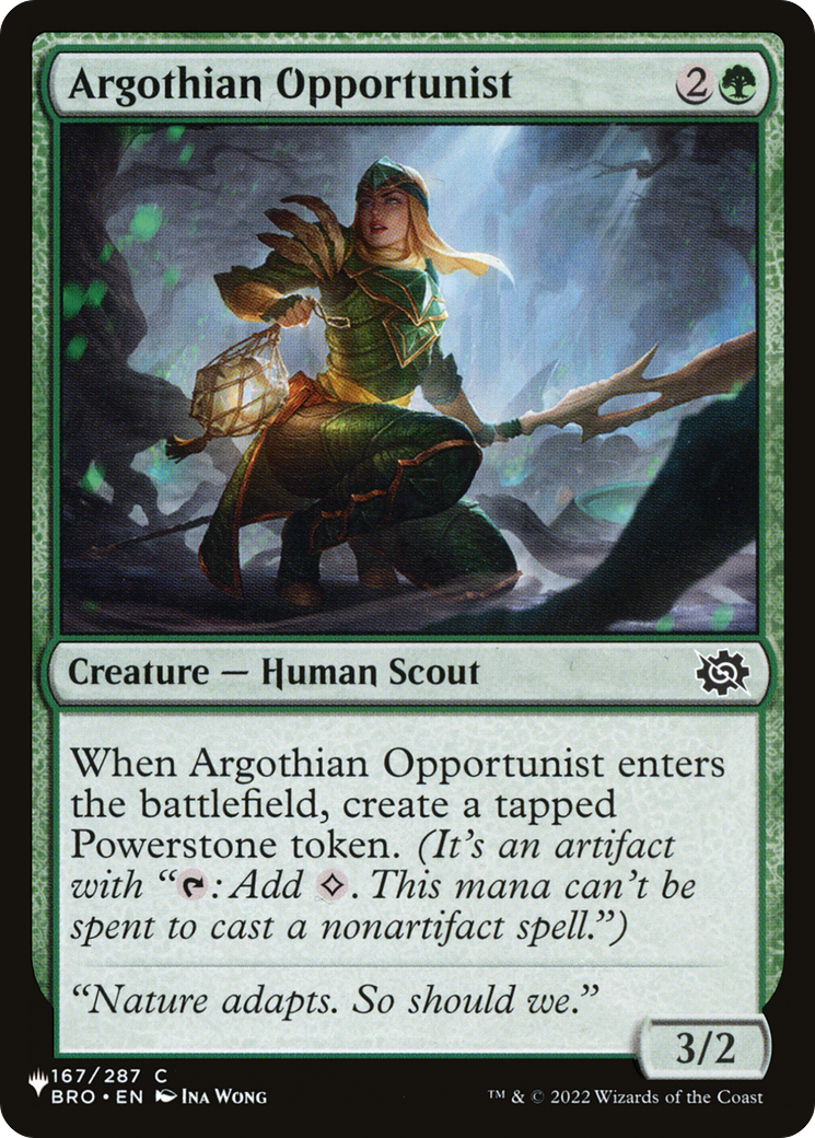 Argothian Opportunist |  (BRO-167) [The List]