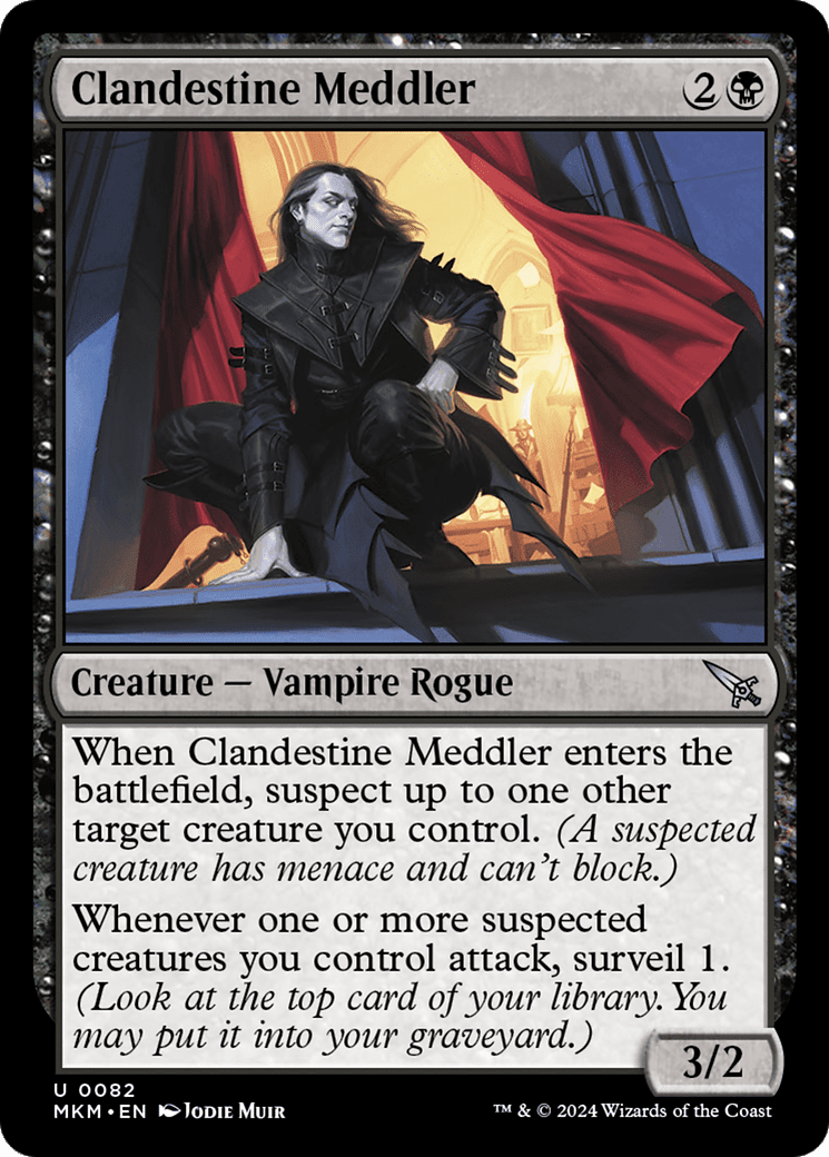 Clandestine Meddler (Red) [Murders at Karlov Manor] Foil