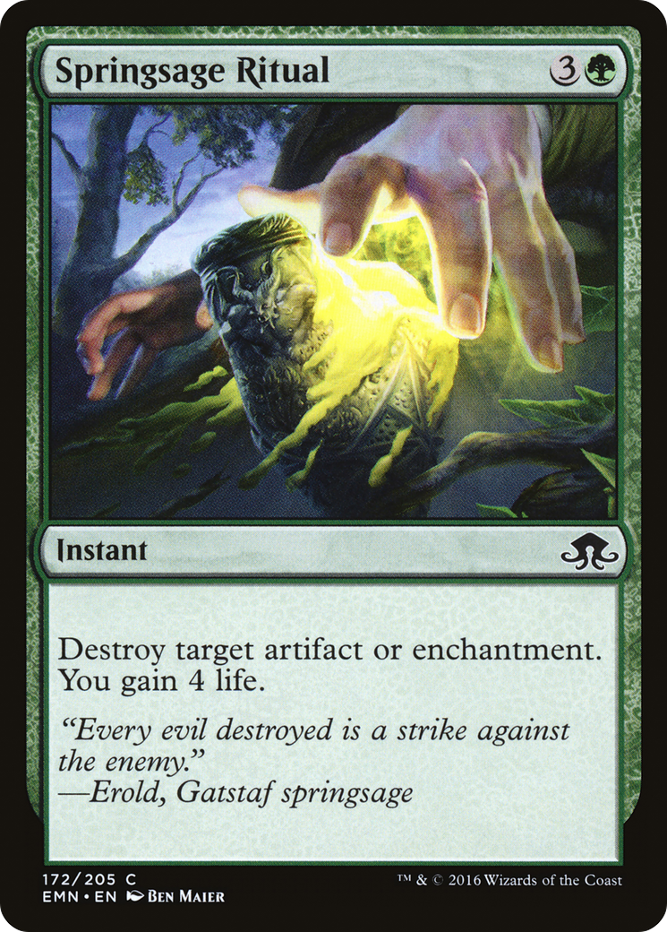 Springsage Ritual [Eldritch Moon] Foil