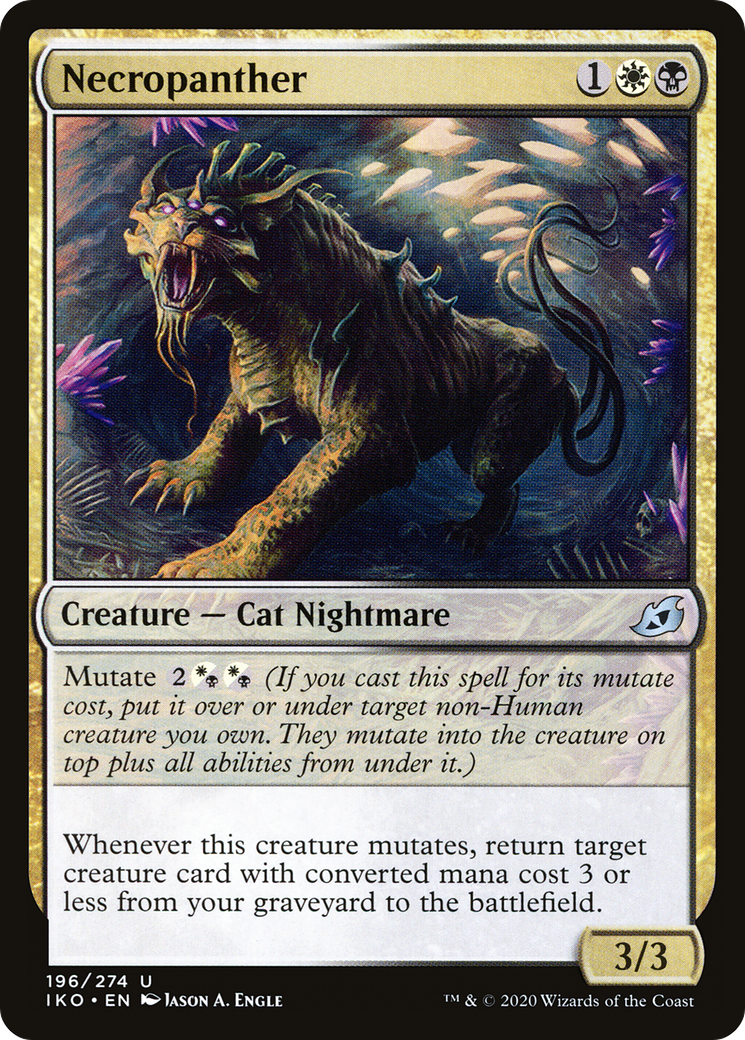 Necropanther [Ikoria: Lair of Behemoths] Foil