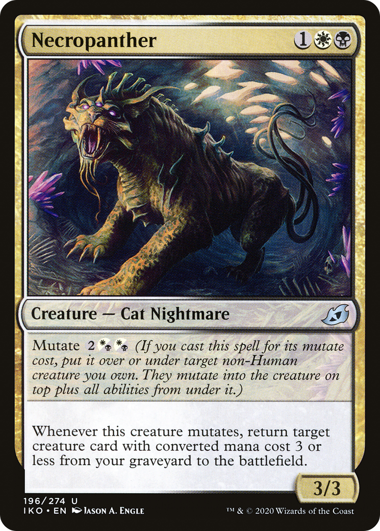 Necropanther [Ikoria: Lair of Behemoths] Foil