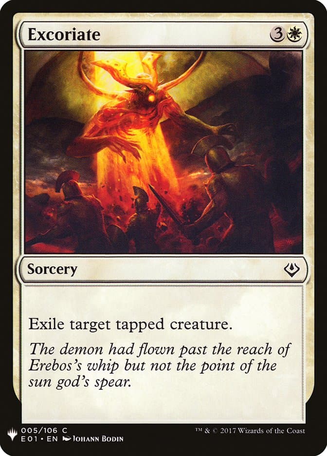 Excoriate |  (E01-5) [The List]