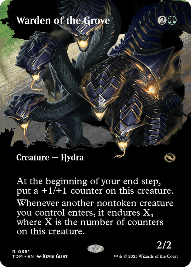 Warden of the Grove (Borderless) (351) [Tarkir: Dragonstorm]