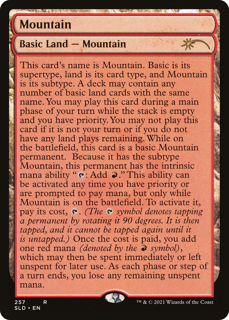 Mountain (257) [Secret Lair Drop Series] Foil