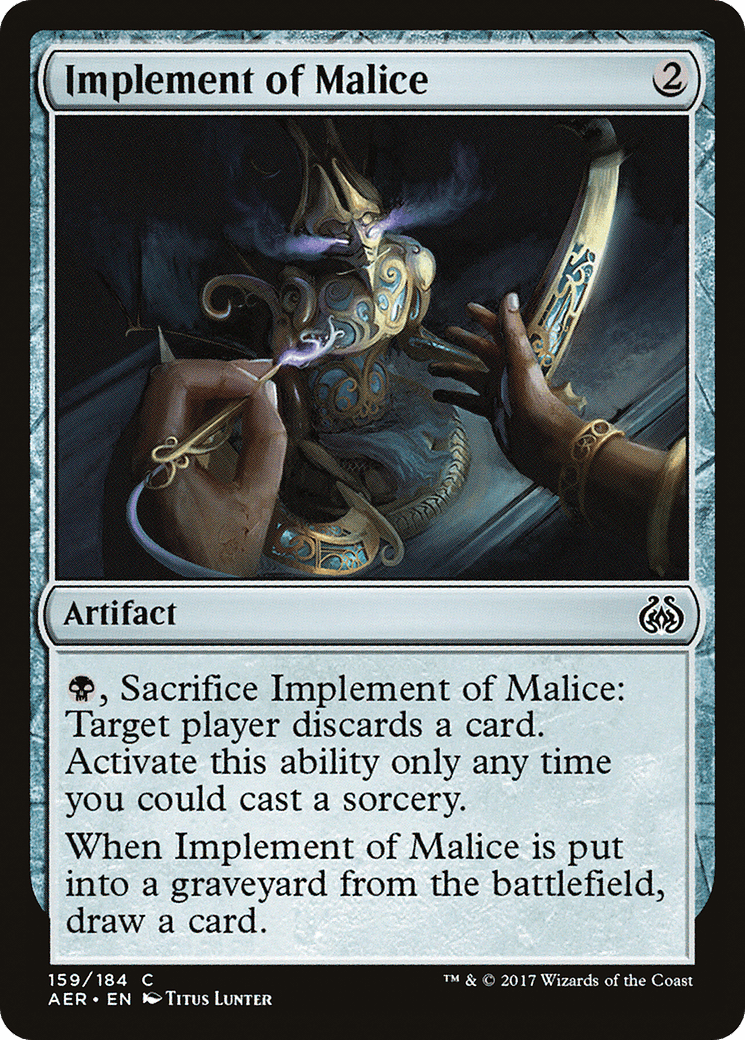 Implement of Malice [Aether Revolt] Foil