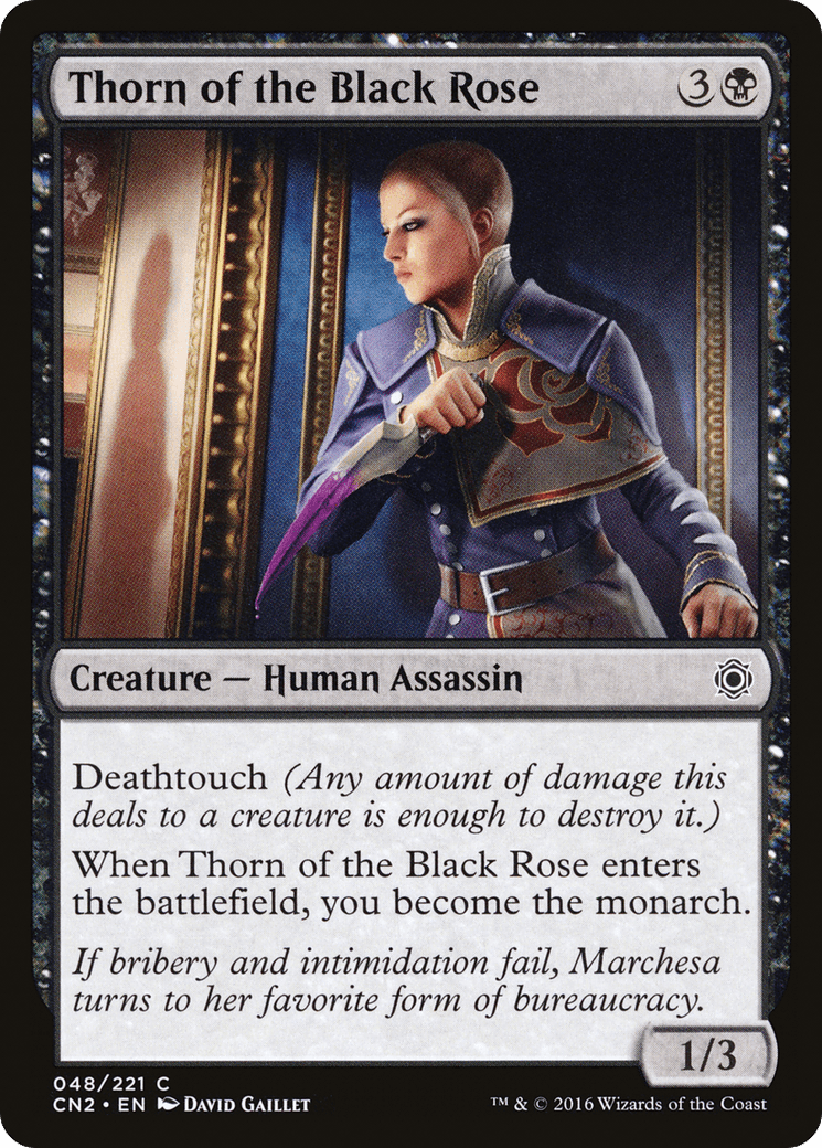 Thorn of the Black Rose [Conspiracy: Take the Crown] Foil